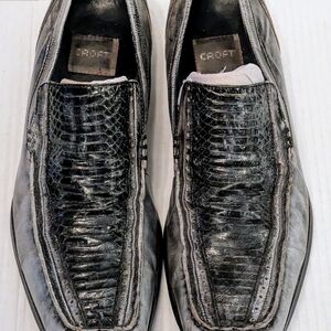 Croft Light and Dark Grey loafers